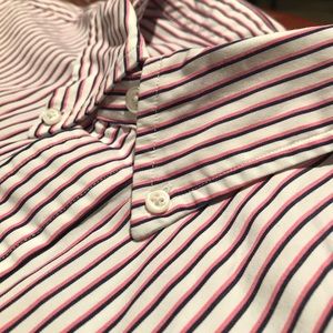 Ralph Lauren Polo Custom Fit Button Down Pink/Navy